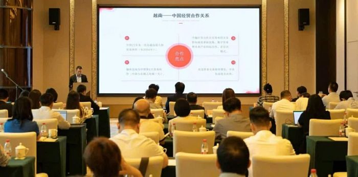 Toàn cảnh Hội nghị hợp tác thương mại, đầu tư và khoa học công nghệ Việt Nam-Trung Quốc (Chu Hải). (Nguồn: Lãnh sự quán Việt Nam tại Quảng Châu)