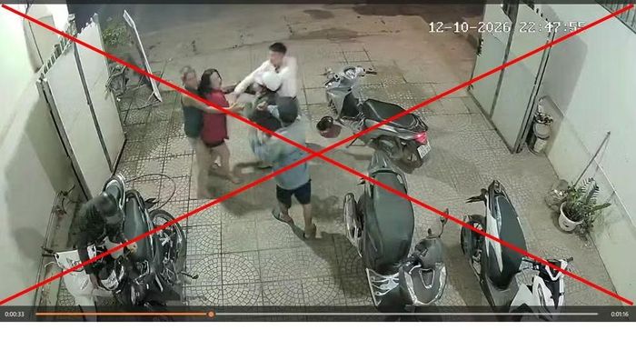 Hình ảnh vụ việc trích xuất từ camera. Ảnh: CACC