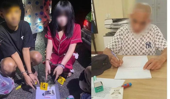 Các đối tượng Đ. và T. mua ma tuý từ đối tượng H.
