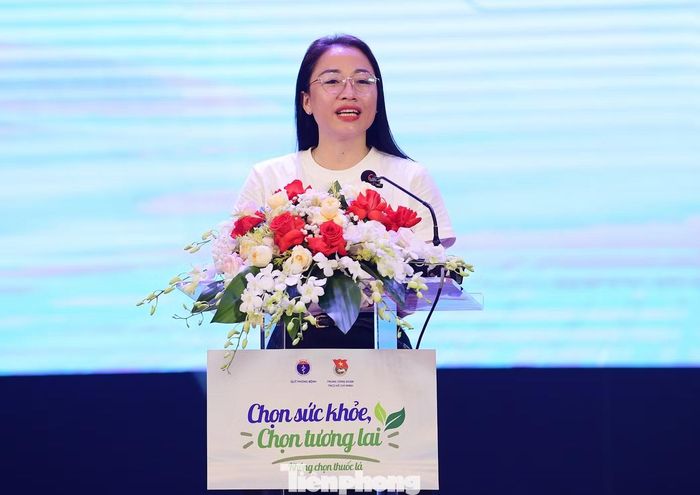 TS. BS Trần Khánh Thu - Giám đốc Quỹ Phòng bệnh phát biểu tại chương trình. Ảnh: Xuân Tùng