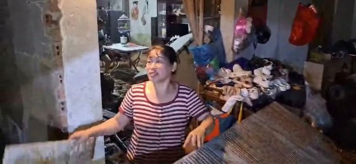 Sạt lở gây nhiều thiệt hại cho người dân.