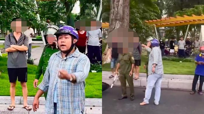 Hiện trường vụ việc. Ảnh: Chụp màn hình