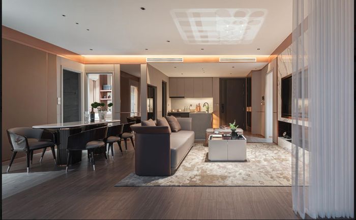 Vật liệu hoàn thiện từ các thương hiệu uy tín góp phần định hình tiêu chuẩn sống cao cấp tại Royal Mansion. Ảnh phối cảnh