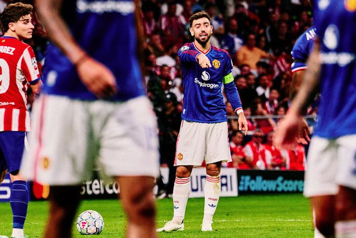 Phong độ của Bruno Fernandes những trận vừa qua rất kém. Ảnh: MUFC