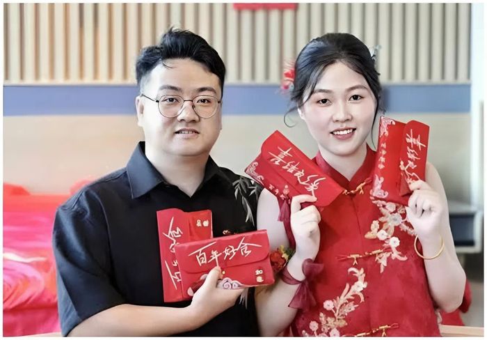 Vợ chồng chị Chu đã tổ chức một đám cưới khác biệt. Ảnh: HK01