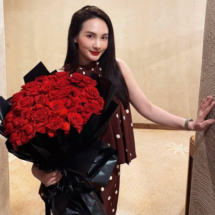 Diễn viên Bảo Thanh đón tuổi mới.