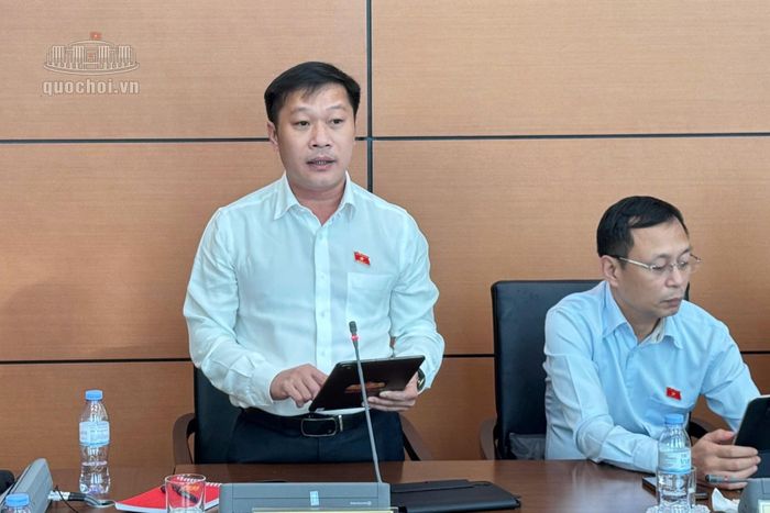 Đại biểu Nguyễn Khánh Vũ (đoàn tỉnh Quảng Trị). Ảnh: Quốc hội
