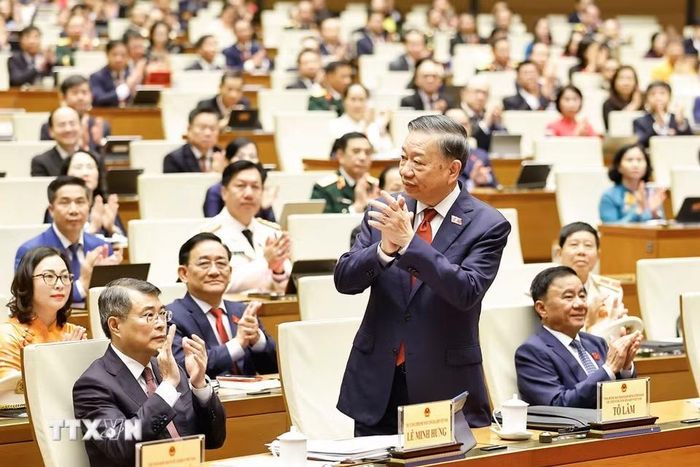 Tổng Bí thư, Chủ tịch nước Tô Lâm dự khai mạc Kỳ họp thứ hai, Quốc hội khóa XVI. (Ảnh: Doãn Tấn/TTXVN)