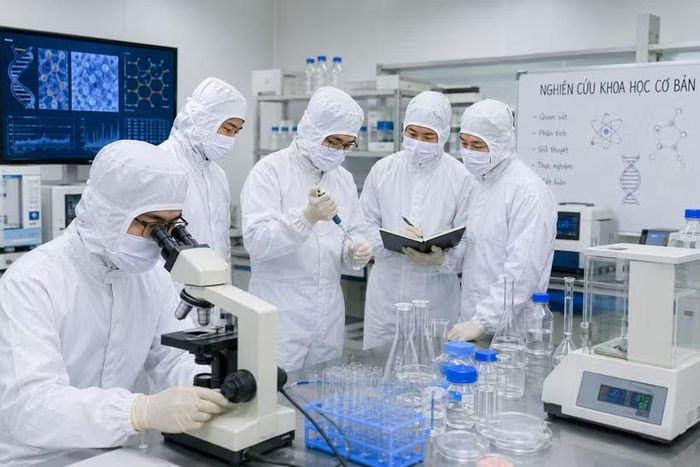 Nghiên cứu khoa học cơ bản phải được đổi mới mạnh mẽ để phục vụ phát triển. (Ảnh: PV/Vietnam+)