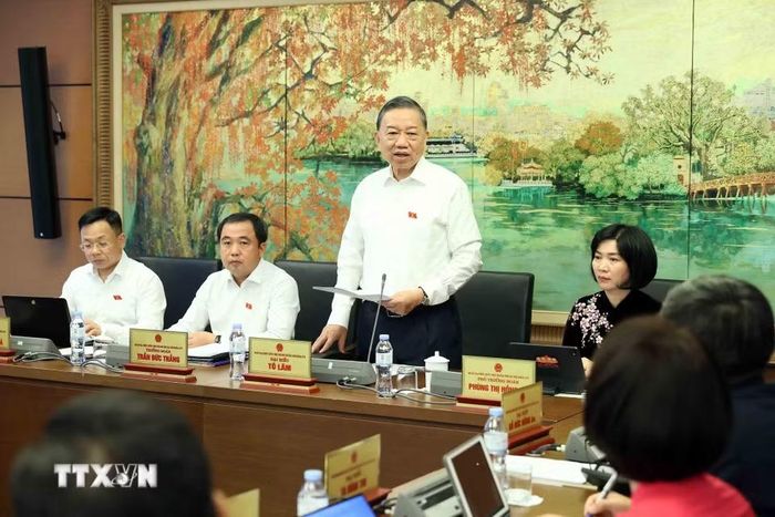 Tổng Bí thư, Chủ tịch nước Tô Lâm phát biểu. (Ảnh: An Đăng/TTXVN)