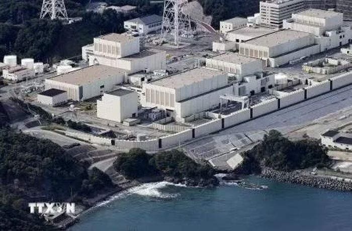 Nhà máy điện hạt nhân Onagawa ở tỉnh Miyagi, Nhật Bản. (Ảnh: Kyodo/TTXVN phát)