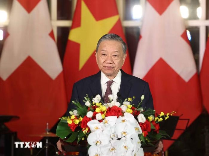 Tổng Bí thư, Chủ tịch nước Tô Lâm phát biểu. (Ảnh: Thống Nhất/TTXVN)