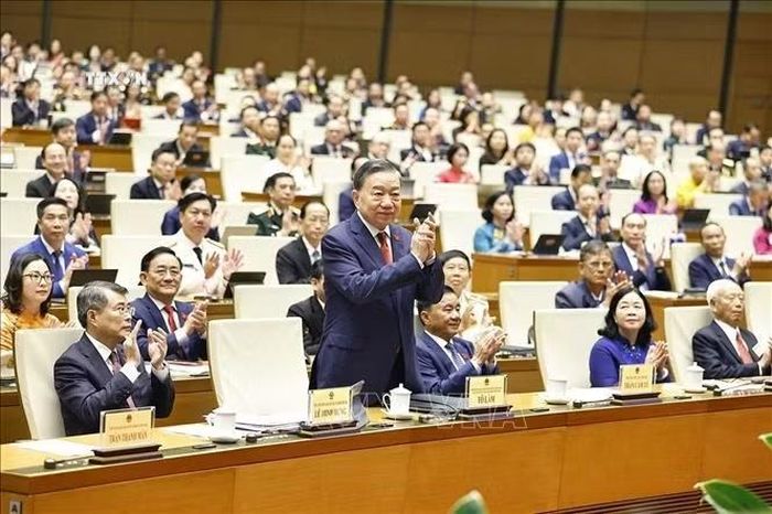 Tổng Bí thư, Chủ tịch nước Tô Lâm dự khai mạc Kỳ họp thứ hai, Quốc hội khóa XVI. Ảnh: Doãn Tấn/TTXVN