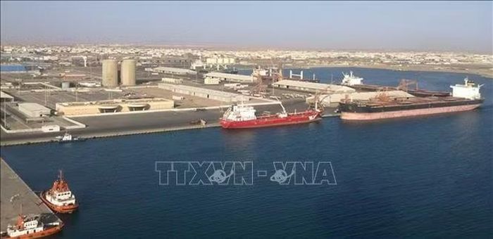 Cảng thương mại Yanbu của Saudi Arabia trên Biển Đỏ. Ảnh: saudipedia.com/TTXVN