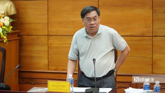 Ông Võ Ngọc Hiệp – Phó Chủ tịch UBND tỉnh Lâm Đồng phát biểu chỉ đạo tại cuộc họp.