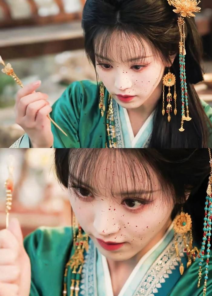Điền Hi Vi là gương mặt nhận được nhiều sự chú ý khi đảm nhận cùng lúc hai vai Ngụy Nhiêu và Quân Đại.