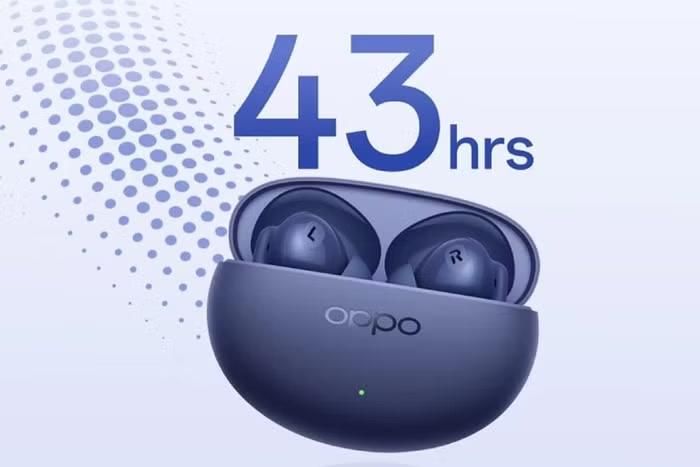 Khi kết hợp với hộp sạc, tai nghe cung cấp tổng thời gian phát nhạc lên đến 43 giờ