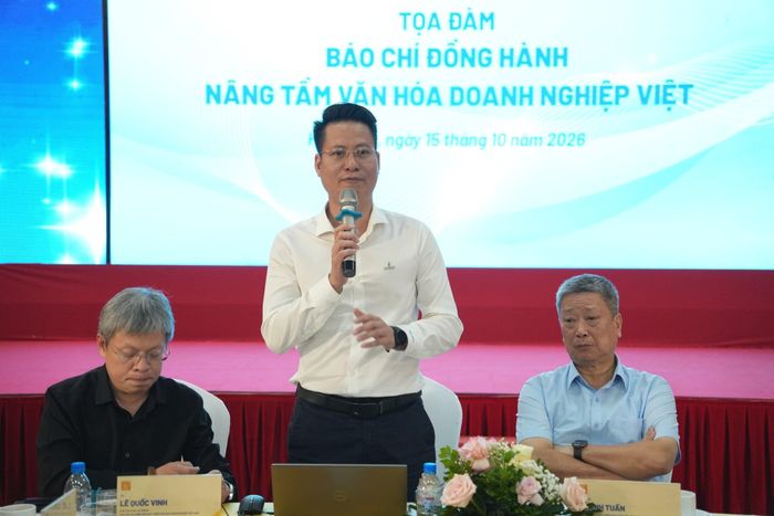 Ông Phan Sỹ Linh, Trưởng phòng Văn hóa doanh nghiệp thuộc Ban Truyền thông và văn hóa doanh nghiệp của Petrovietnam.