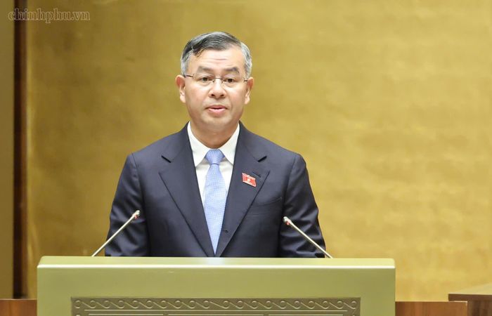 Bộ trưởng Bộ Tài chính Ngô Văn Tuấn tại chương trình kỳ họp thứ hai, Quốc hội khoá XVI đang diễn ra. Ảnh: chinhphu.vn/Nhật Bắc