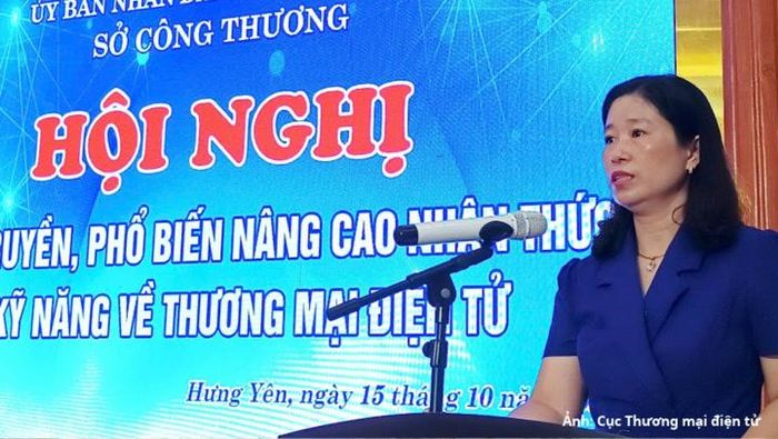 Bà Tô Thị Hương Lan - Phó Giám đốc Sở Công Thương tỉnh Hưng Yên