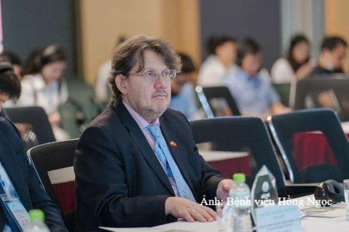 Ông Philipp Agathonos - Đại sứ Đặc mệnh toàn quyền Cộng hòa Áo tại Việt Nam tham dự hội thảo.