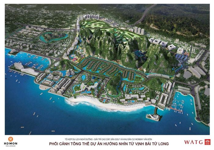 Phối cảnh dự án Monbay Vân Đồn quy mô hơn 296ha được đôn đốc đẩy nhanh tiến độ để khởi công. Nguồn: CĐT.