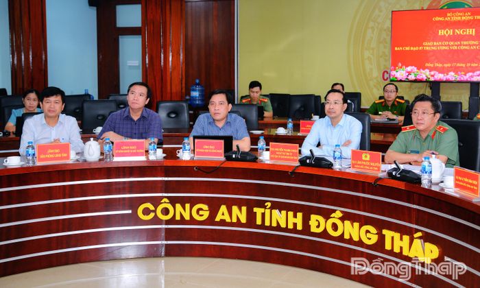 Đại biểu dự tại điểm cầu tỉnh Đồng Tháp.