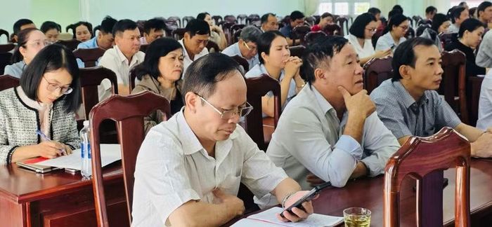 Cuộc thi góp phần đổi mới phương thức tuyên truyền, lan tỏa những mô hình hay, cách làm sáng tạo, hiệu quả trong phong trào thi đua “Dân vận khéo” tại phường Thống Nhất. Ảnh: Hoàng Hoài