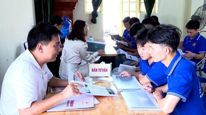 Các doanh nghiệp thường xuyên phối hợp tổ chức tư vấn và nhận sinh viên đến làm việc hoặc thực tập.