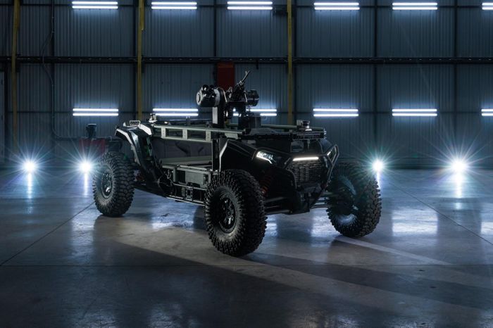 ULTRA UGV (phương tiện mặt đất không người lái) do công ty Overland AI của Mỹ sản xuất. Ảnh: Overland AI
