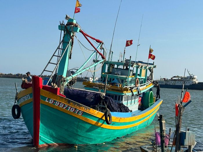 Tàu cá của ngư dân Lâm Đồng