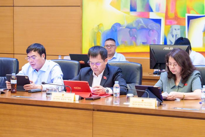 ĐBQH thuộc Đoàn ĐBQH tỉnh Lâm Đồng tham dự phiên thảo luận
