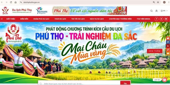 Trang thông tin Du lịch Phú Thọ cung cấp cẩm nang du lịch tin cậy cho du khách.