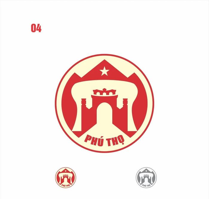 Hình ảnh logo 04 kèm theo mã số, phương án thiết kế.