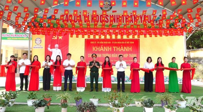 Khánh thành công trình Trường Mầm non Hợp Thành.