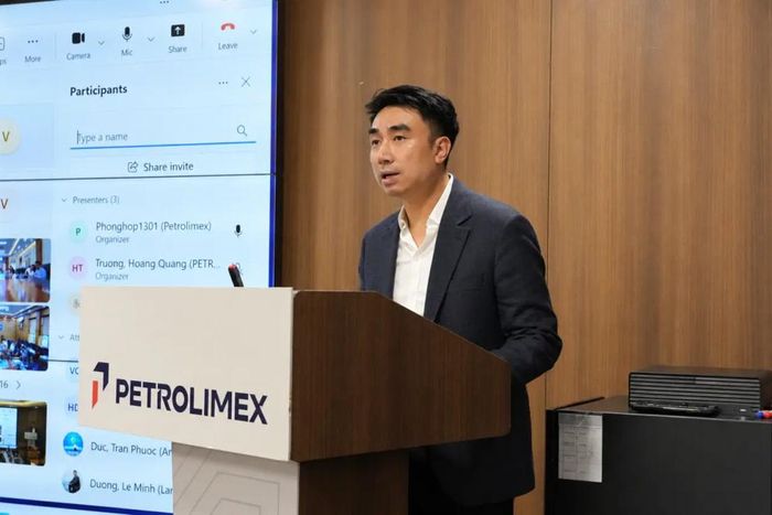 Ông Trần Tuấn Linh - Thành viên HĐQT Tập đoàn, Trưởng Ban Chỉ đạo Kaizen phát biểu tại Hội thảo