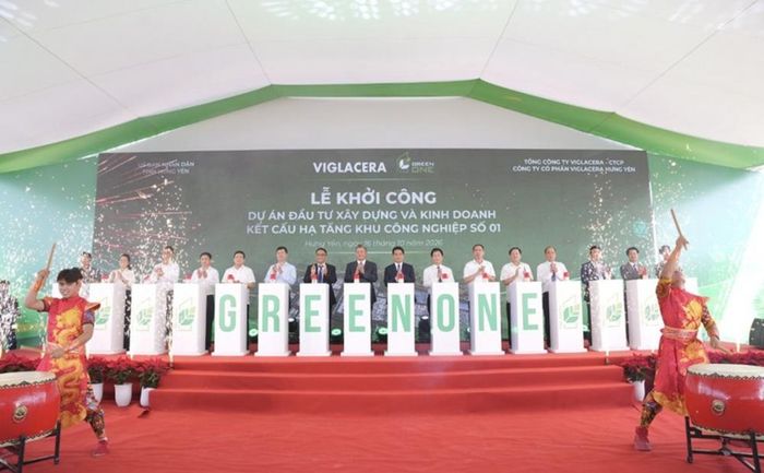 Lễ khởi công khu công nghiệp Green One hơn 2.325 tỷ đồng