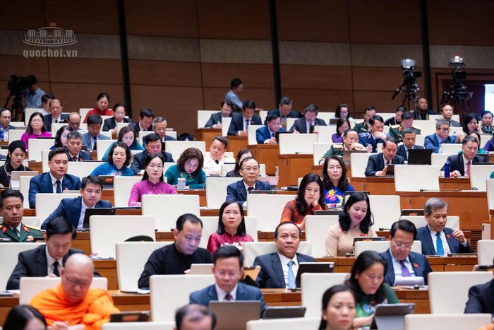 Các đại biểu tham dự phiên họp. Ảnh: Media Quốc hội.