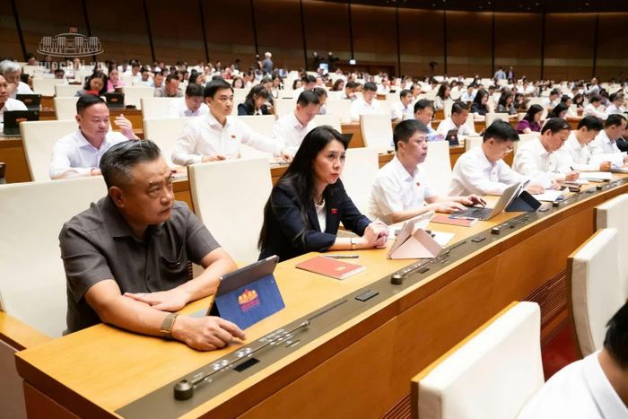 Các đại biểu tham dự phiên họp.