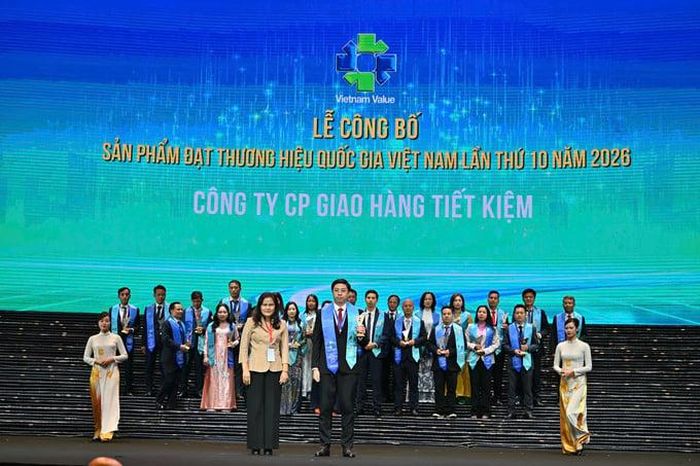  Công ty Cổ phần Giao Hàng Tiết Kiệm (GHTK) đạt thương hiệu quốc gia Việt Nam năm 2026. 