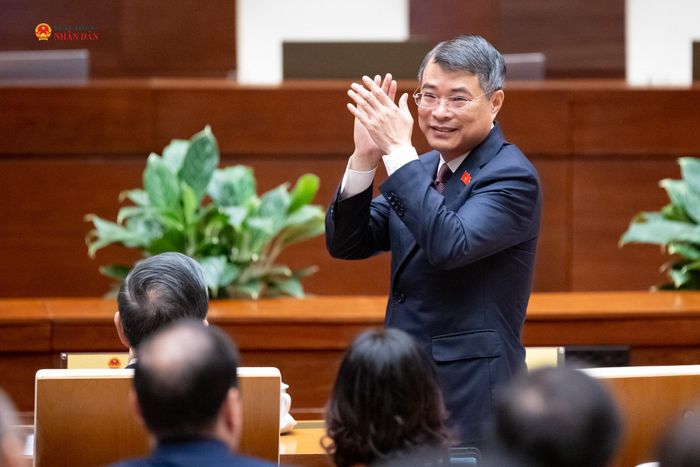 Thủ tướng Chính phủ Lê Minh Hưng dự phiên khai mạc Kỳ họp. Ảnh: Phạm Thắng