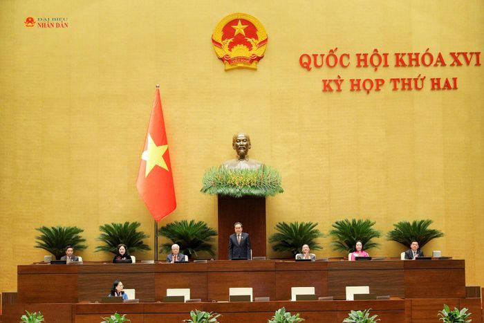 Khai mạc trọng thể Kỳ họp thứ Hai, Quốc hội khóa XVI. Ảnh: Hồ Long
