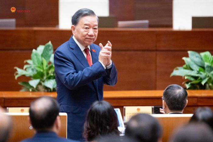 Tổng Bí thư, Chủ tịch nước Tô Lâm dự phiên khai mạc Kỳ họp. Ảnh: Phạm Thắng