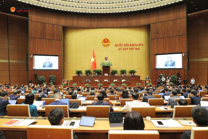 Toàn cảnh phiên khai mạc Kỳ họp thứ Hai, Quốc hội khóa XVI. Ảnh: Hồ Long