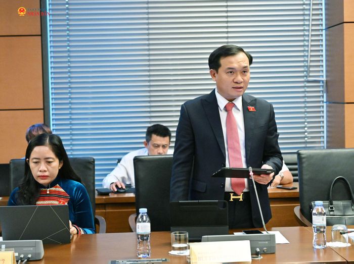 ĐBQH Bùi Thanh Toàn (Đắk Lắk) phát biểu