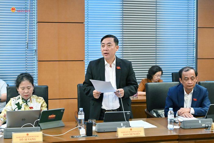 ĐBQH Đào Chí Nghĩa (TP. Cần Thơ) phát biểu. Ảnh: Quang Khánh