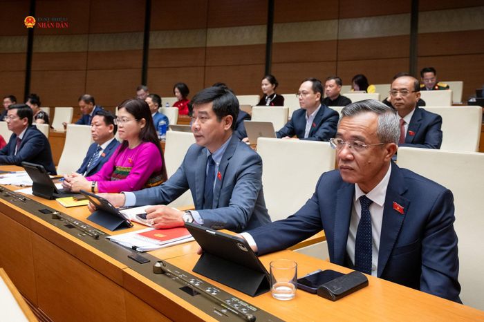 Các đại biểu Quốc hội tham dự phiên họp. Ảnh: Phạm Thắng