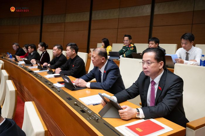 Các đại biểu tham dự phiên khai mạc. Ảnh: Phạm Thắng