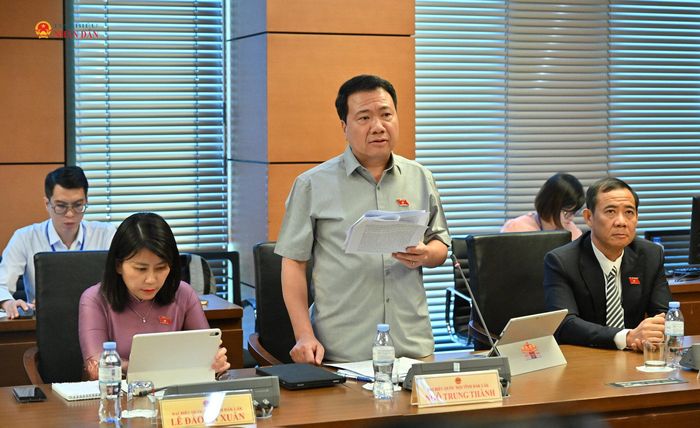 ĐBQH Ngô Trung Thành (Đắk Lắk) phát biểu