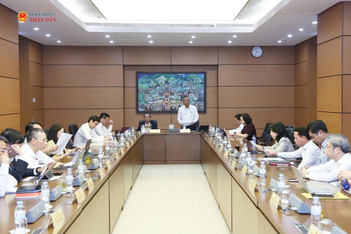 Toàn cảnh phiên thảo luận Tổ. Ảnh: An Nhiên